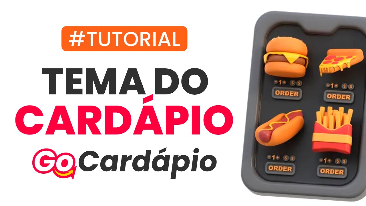ALTERAR TEMA E CORES COM LOGOTIPO DO SEU DELIVERY